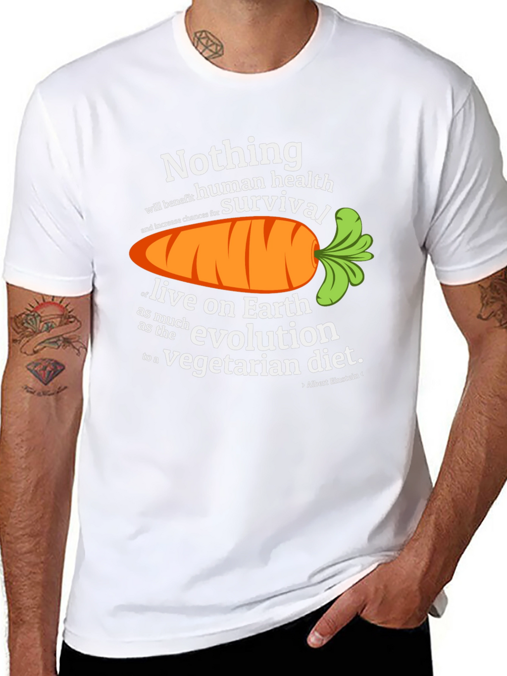 Vegan T-Shirt: Nothing Will Benefit Human Health