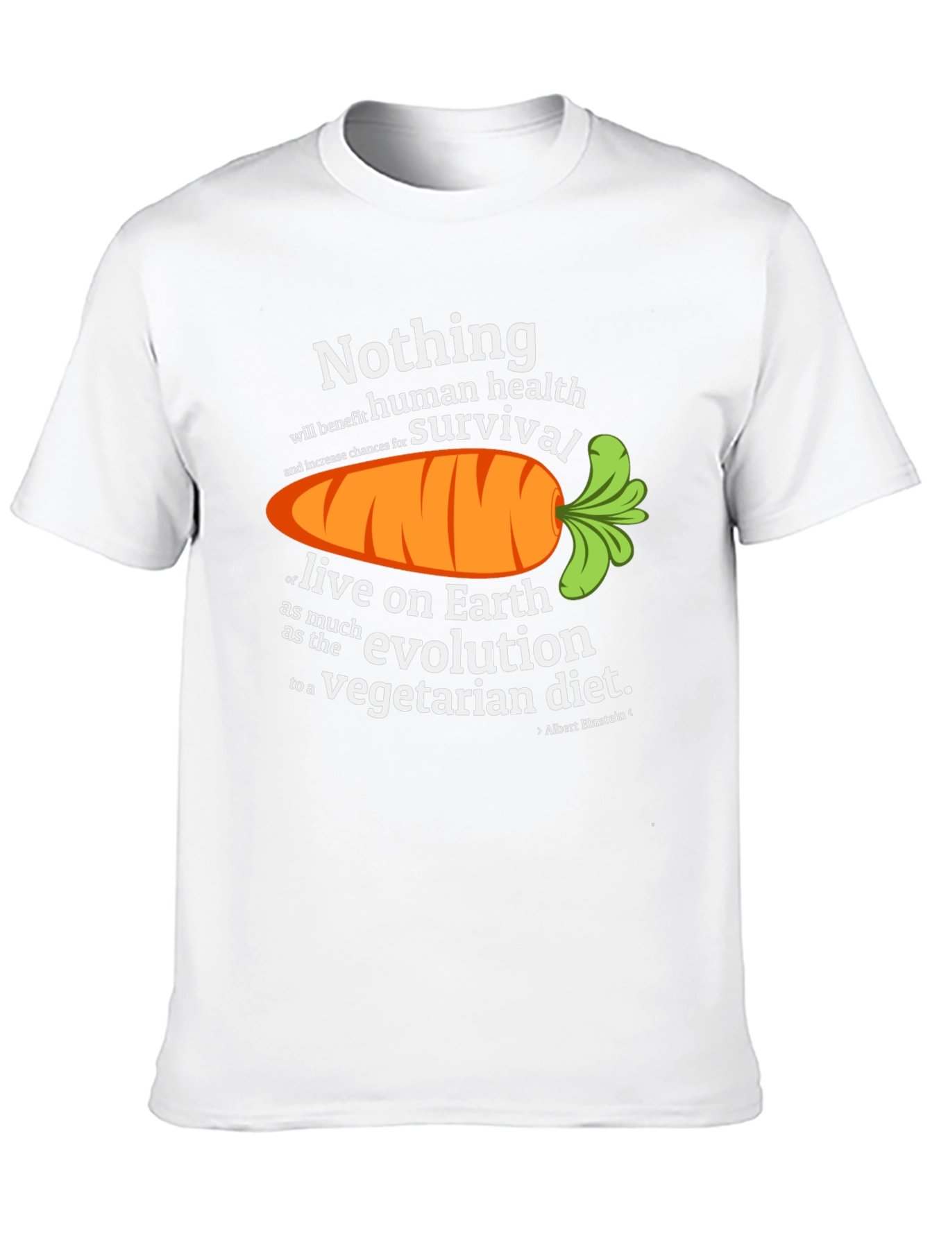 Vegan T-Shirt: Nothing Will Benefit Human Health