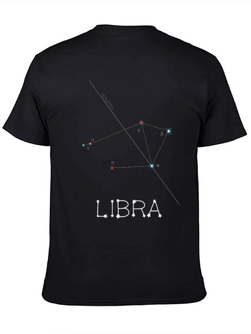 Libra Constellation Graphic Tee - Zodiac Sign Shirt