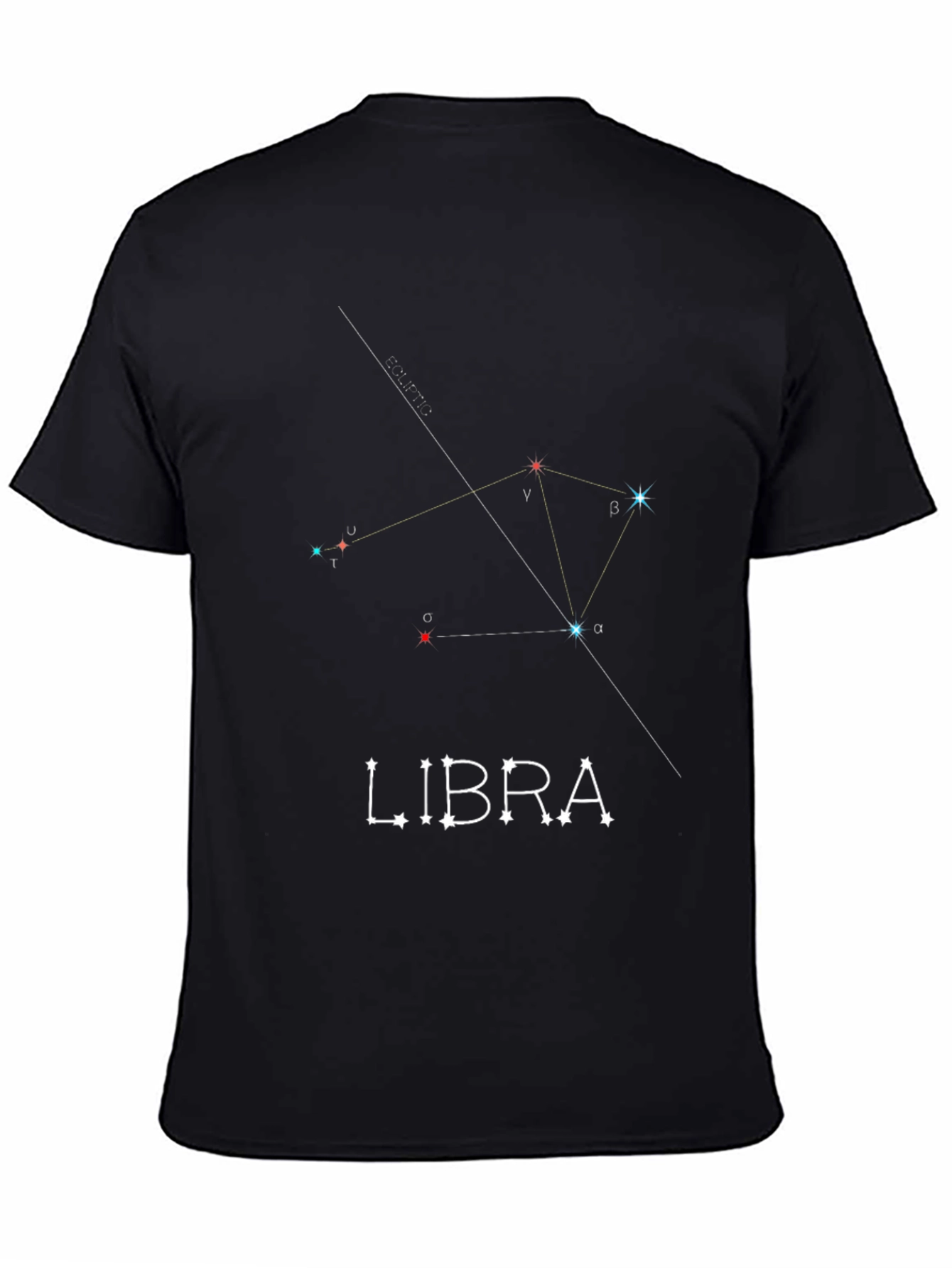 Libra Constellation Graphic Tee - Zodiac Sign Shirt