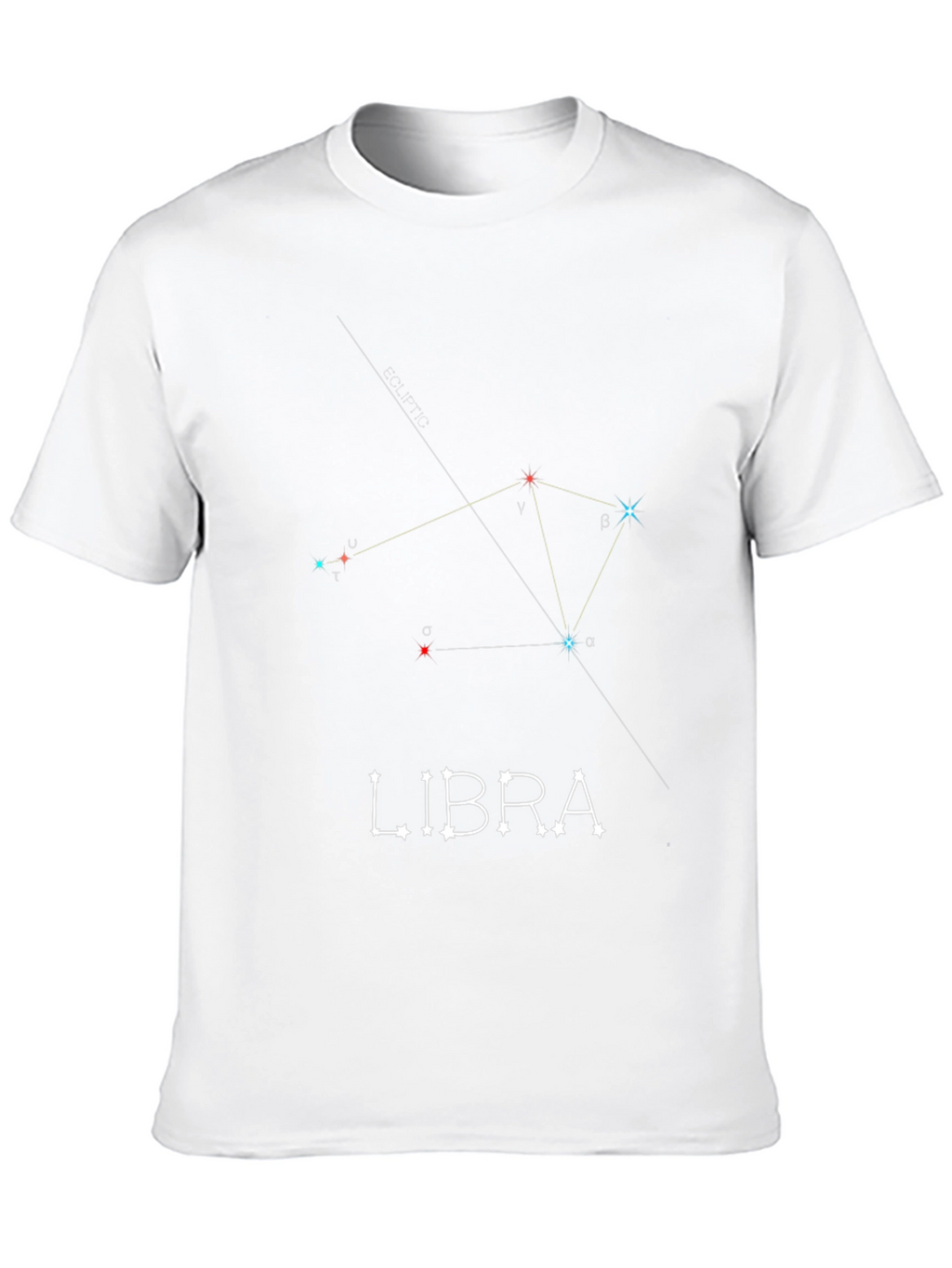 Libra Constellation Graphic Tee - Zodiac Sign Shirt