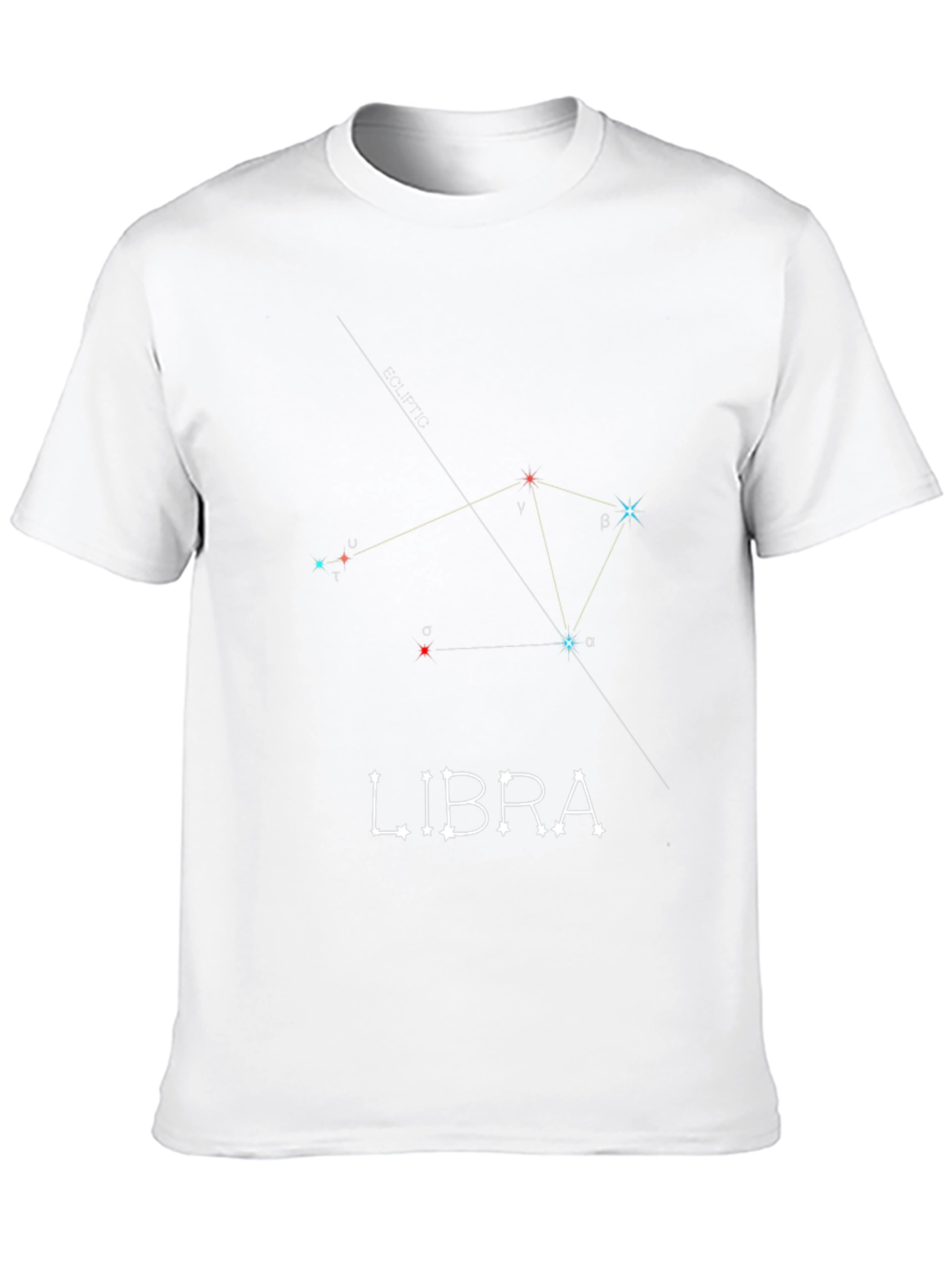 Libra Constellation Graphic Tee - Zodiac Sign Shirt