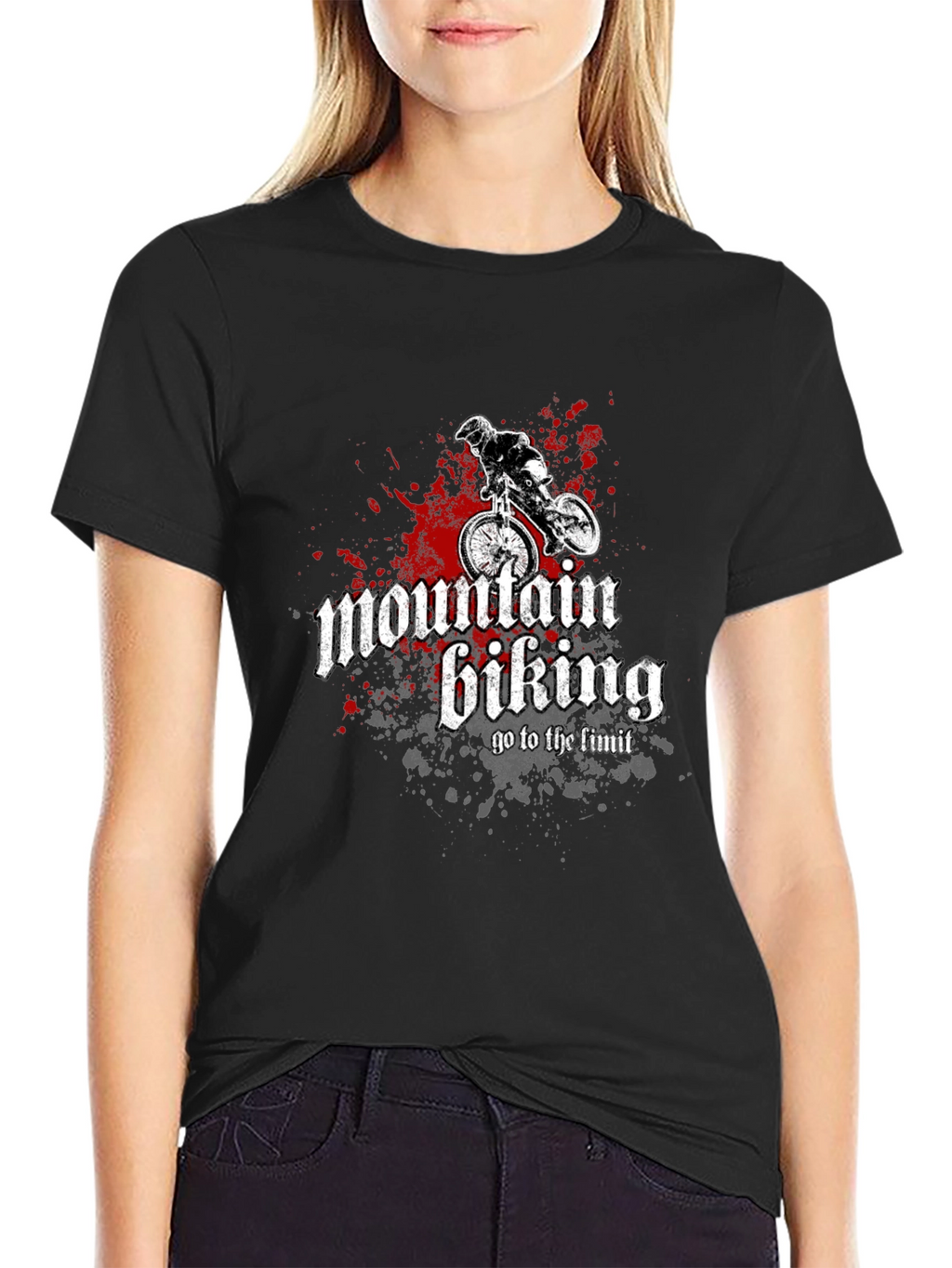 Mountain Biking Graphic Tee - Ride to the Limit!