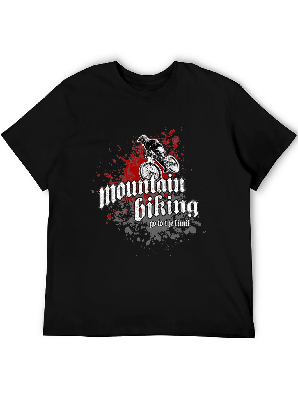 Mountain Biking Graphic Tee - Ride to the Limit!