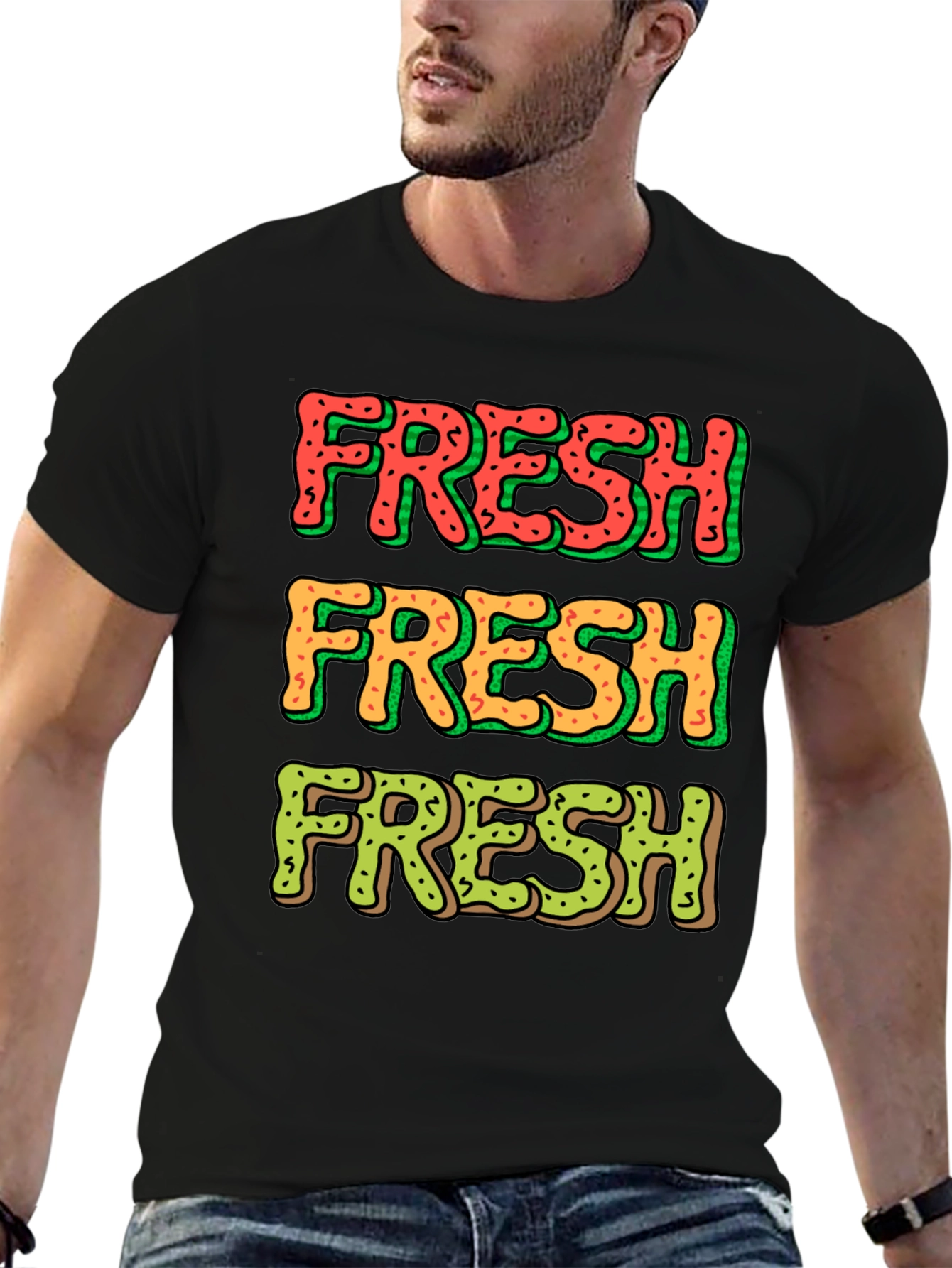 Fresh Graphic Tee - Trendy Streetwear T-Shirt