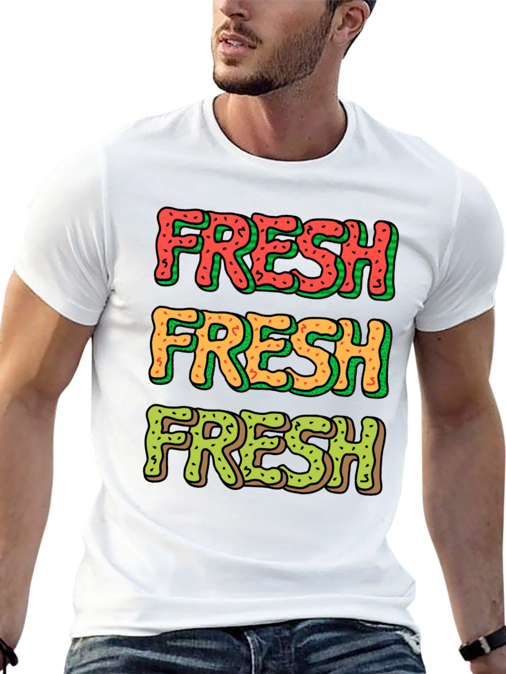 Fresh Graphic Tee - Trendy Streetwear T-Shirt