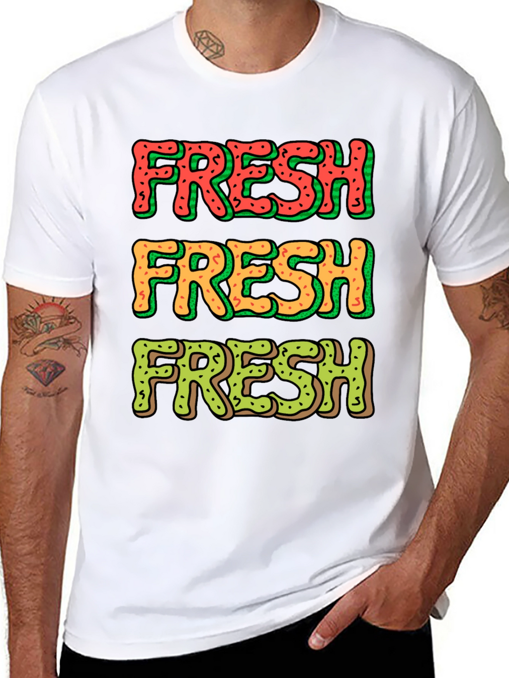 Fresh Graphic Tee - Trendy Streetwear T-Shirt