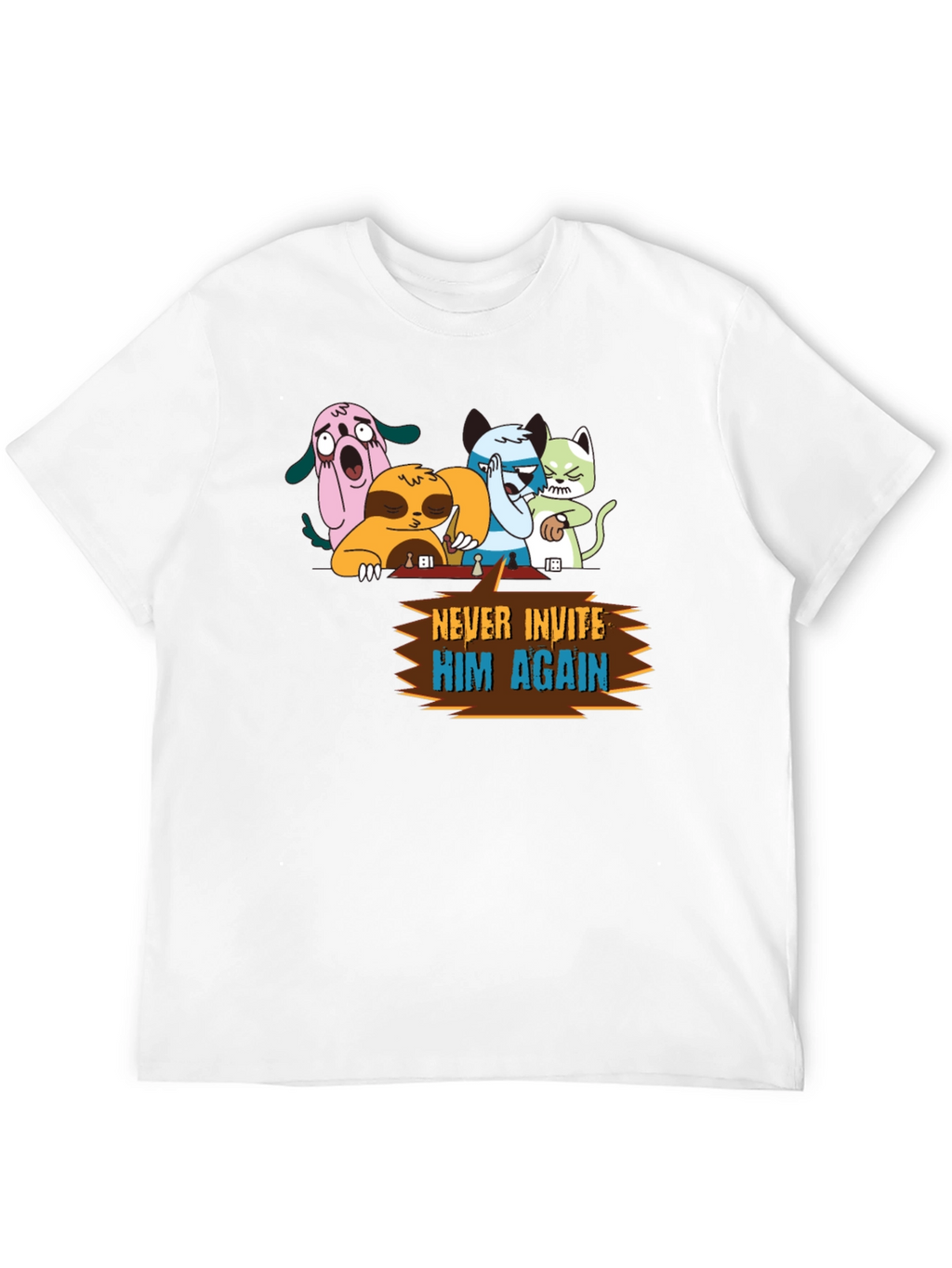 Never Invite Him Again Graphic T-Shirt