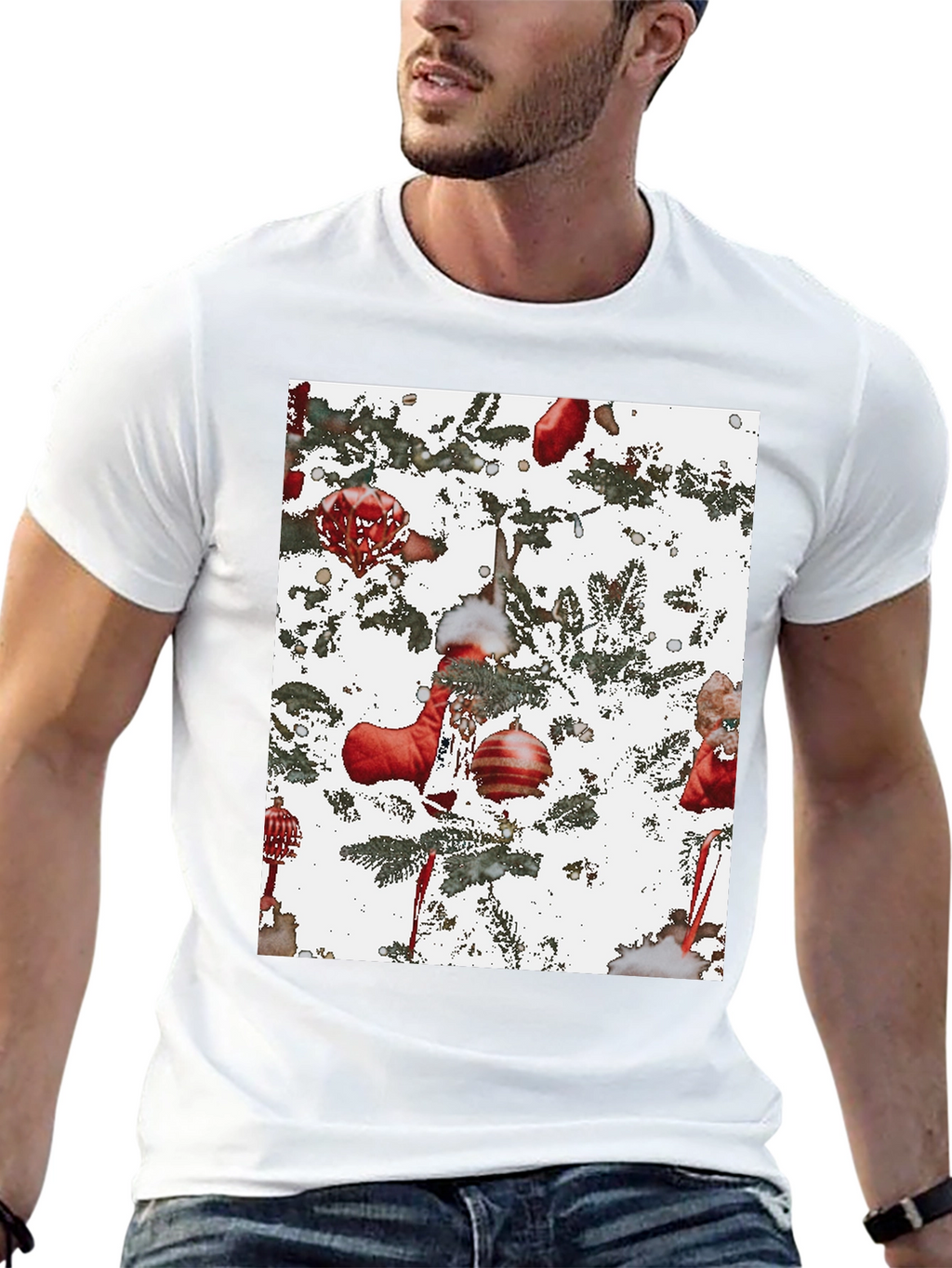 Festive Christmas Tree T-Shirt