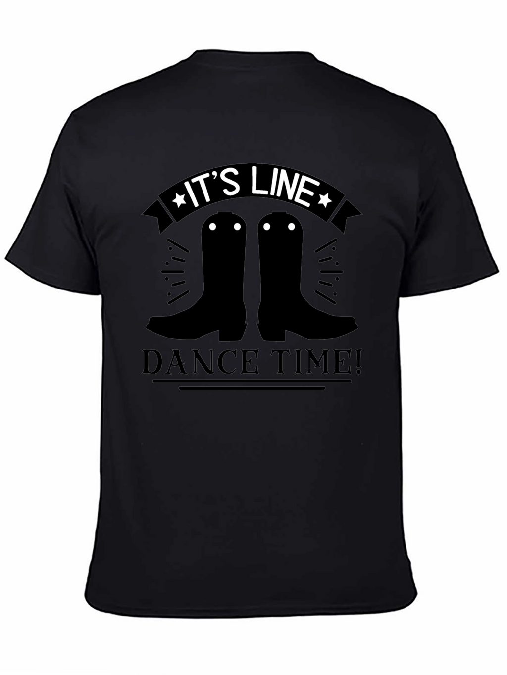 Line Dance Time T-Shirt - Country Western Style