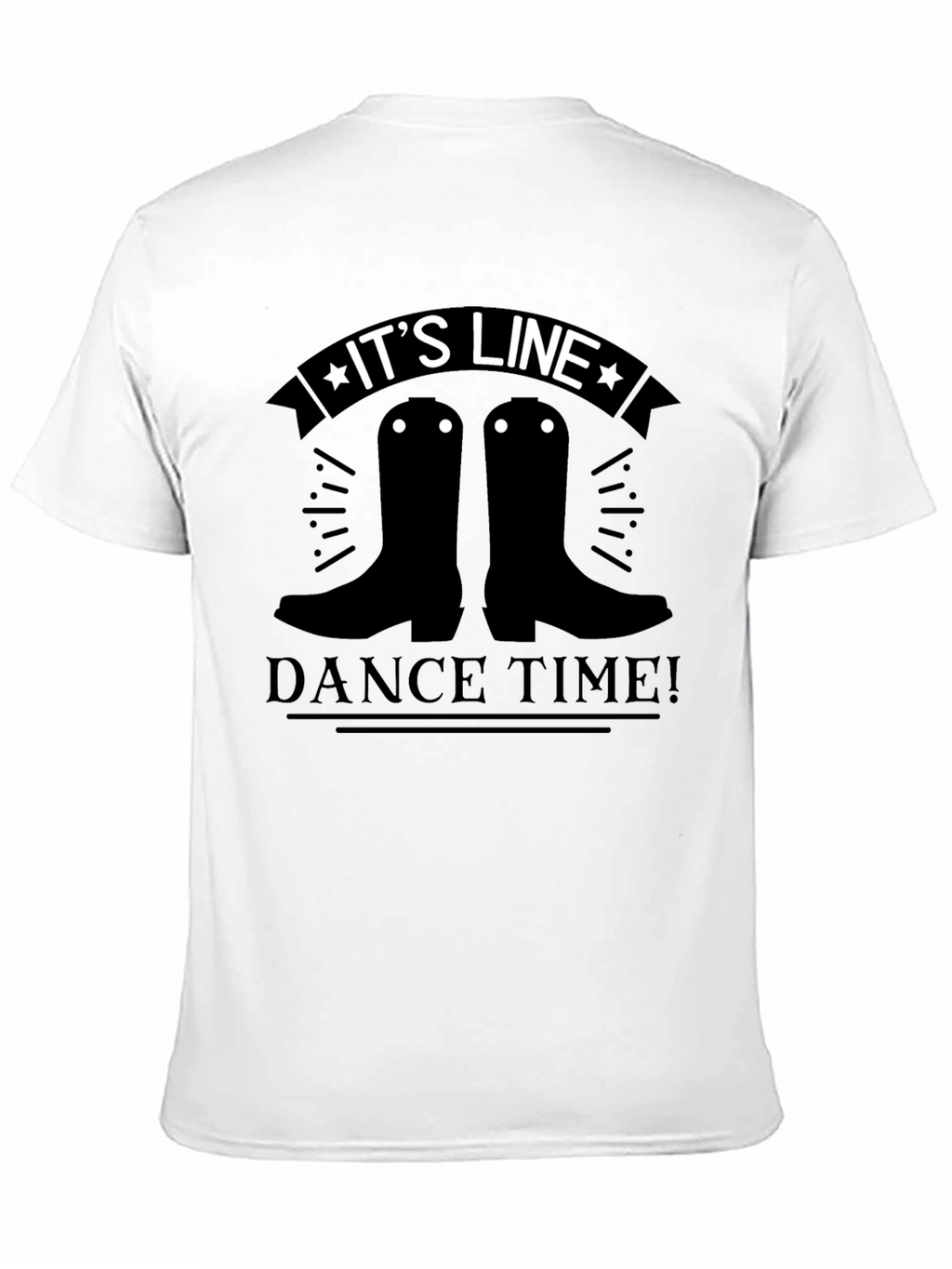 Line Dance Time T-Shirt - Country Western Style
