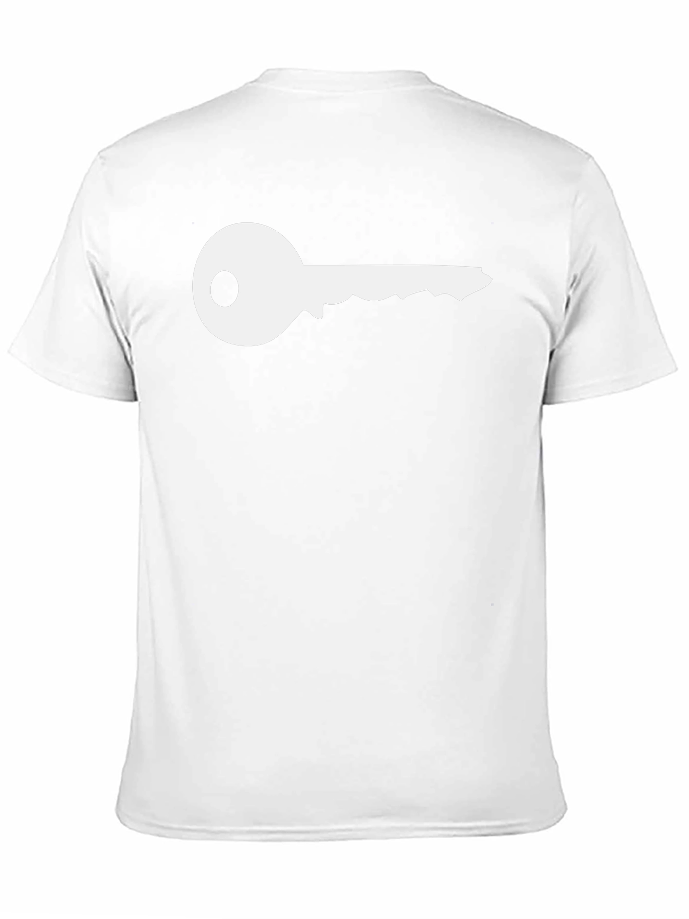 Key Graphic T-Shirt - Black Crew Neck Tee