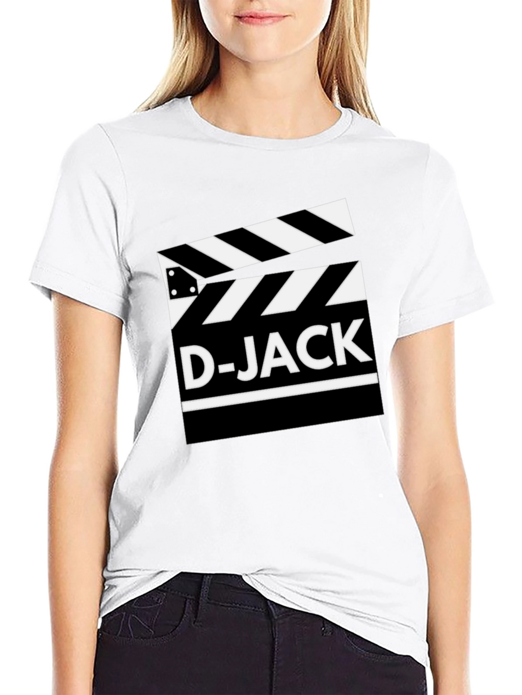 D-JACK Film Clapboard Black T-Shirt