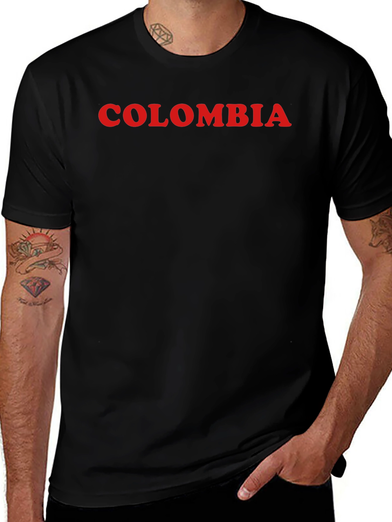 Colombia Graphic T-Shirt - Black
