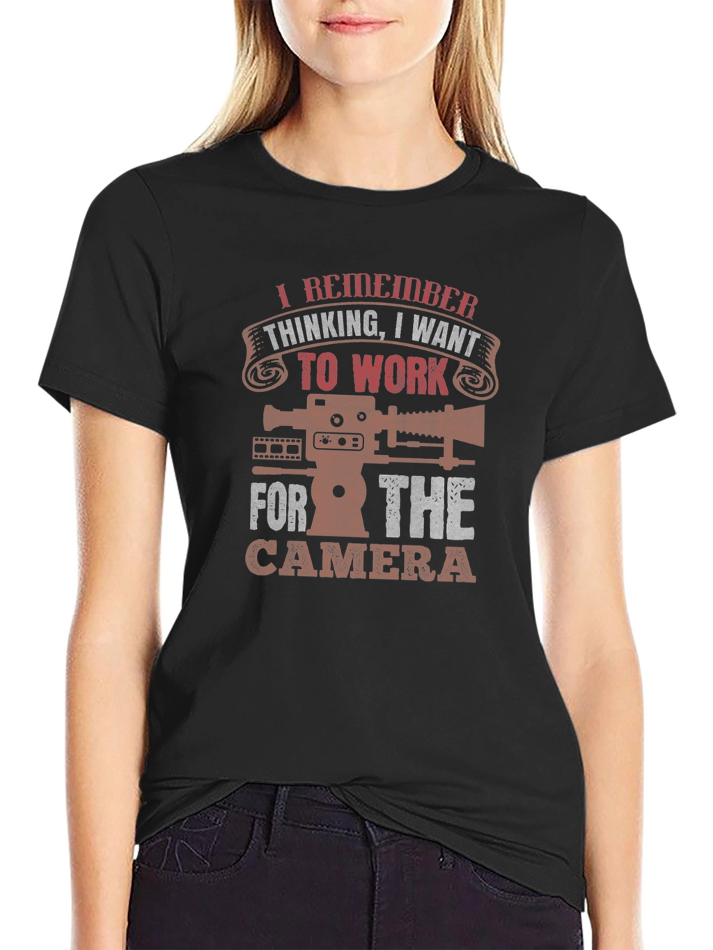 I Remember Thinking T-Shirt - Cameraman Cinematographer Tee