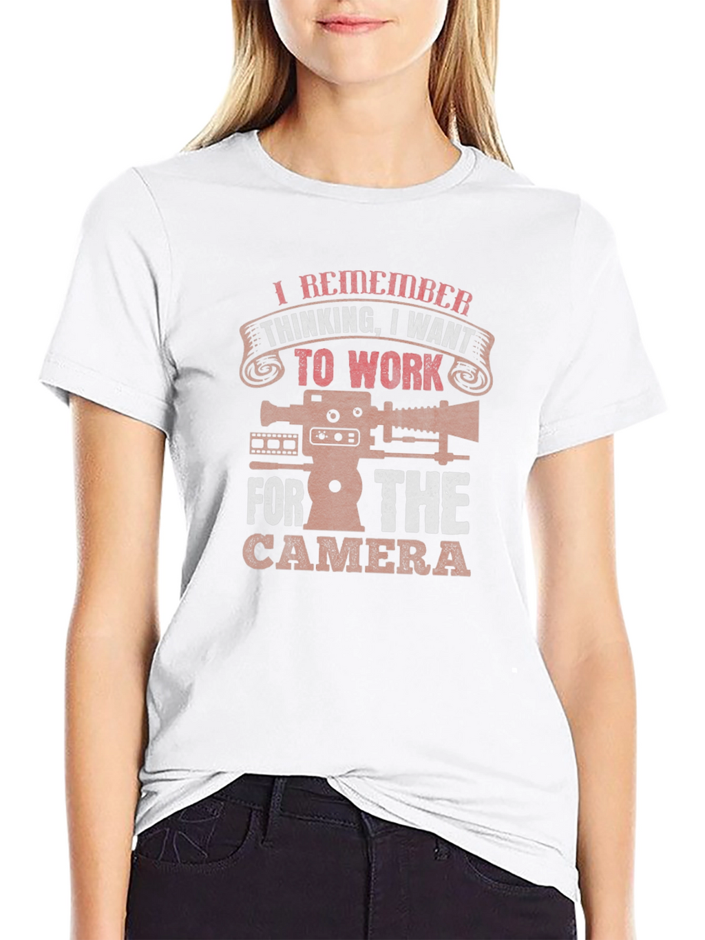 I Remember Thinking T-Shirt - Cameraman Cinematographer Tee