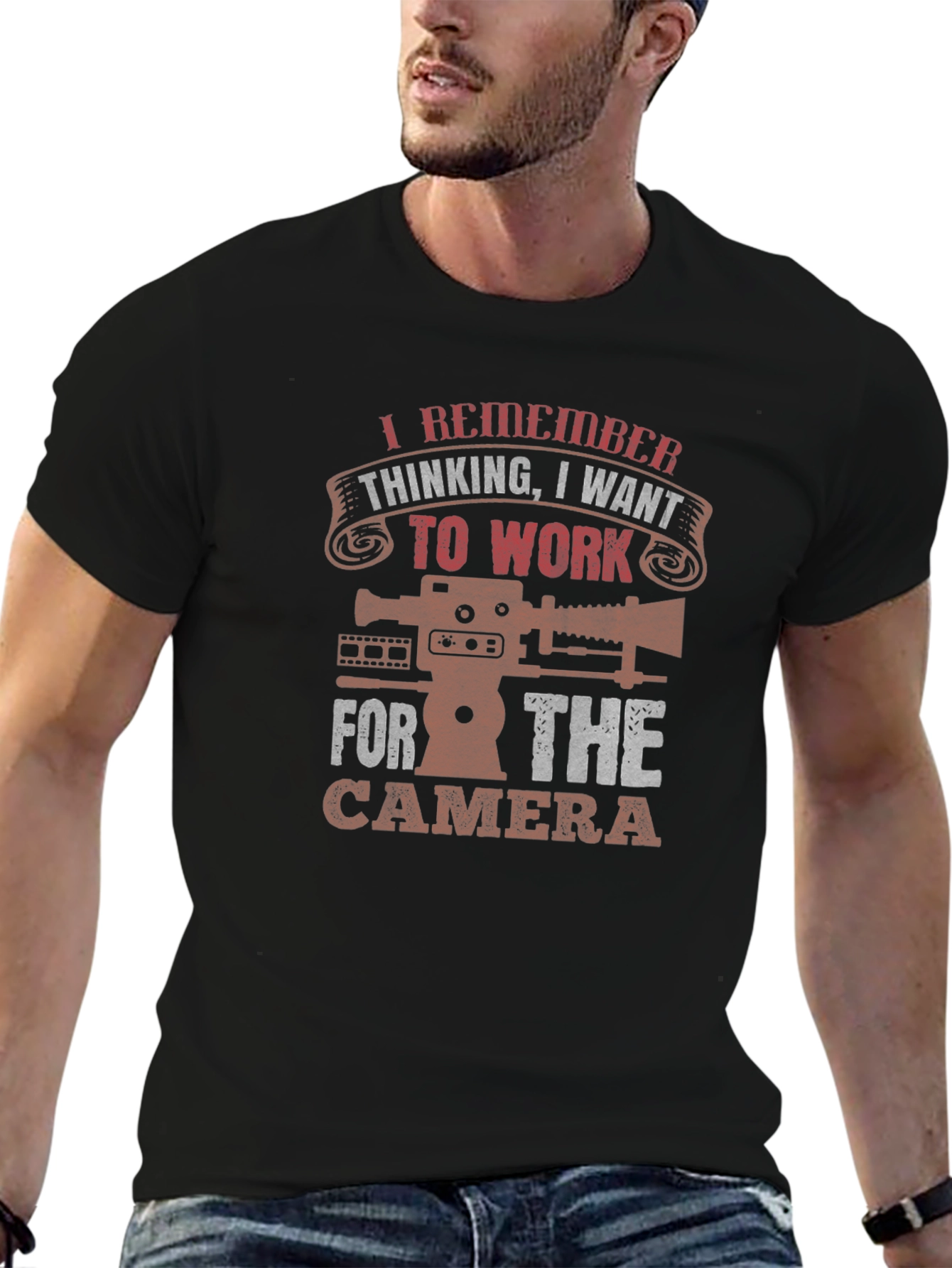 I Remember Thinking T-Shirt - Cameraman Cinematographer Tee