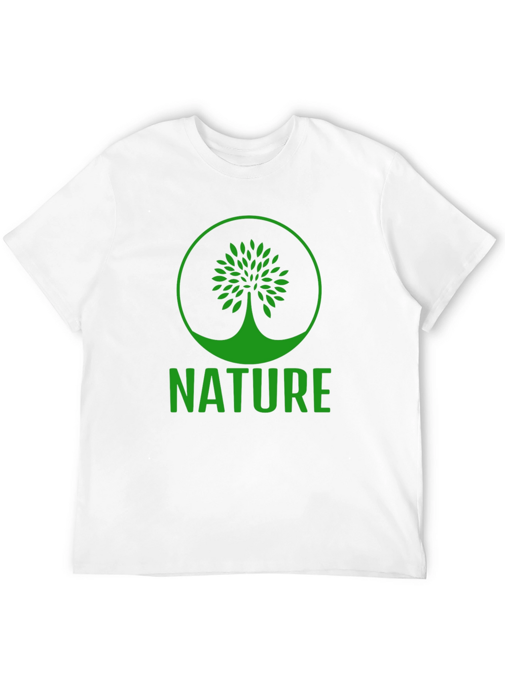 Nature Tree Graphic T-Shirt - Black Cotton Tee