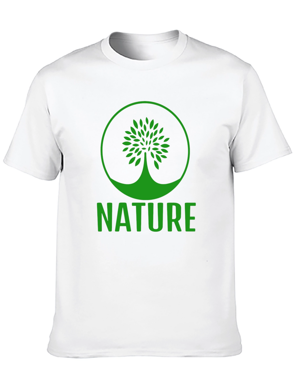 Nature Tree Graphic T-Shirt - Black Cotton Tee