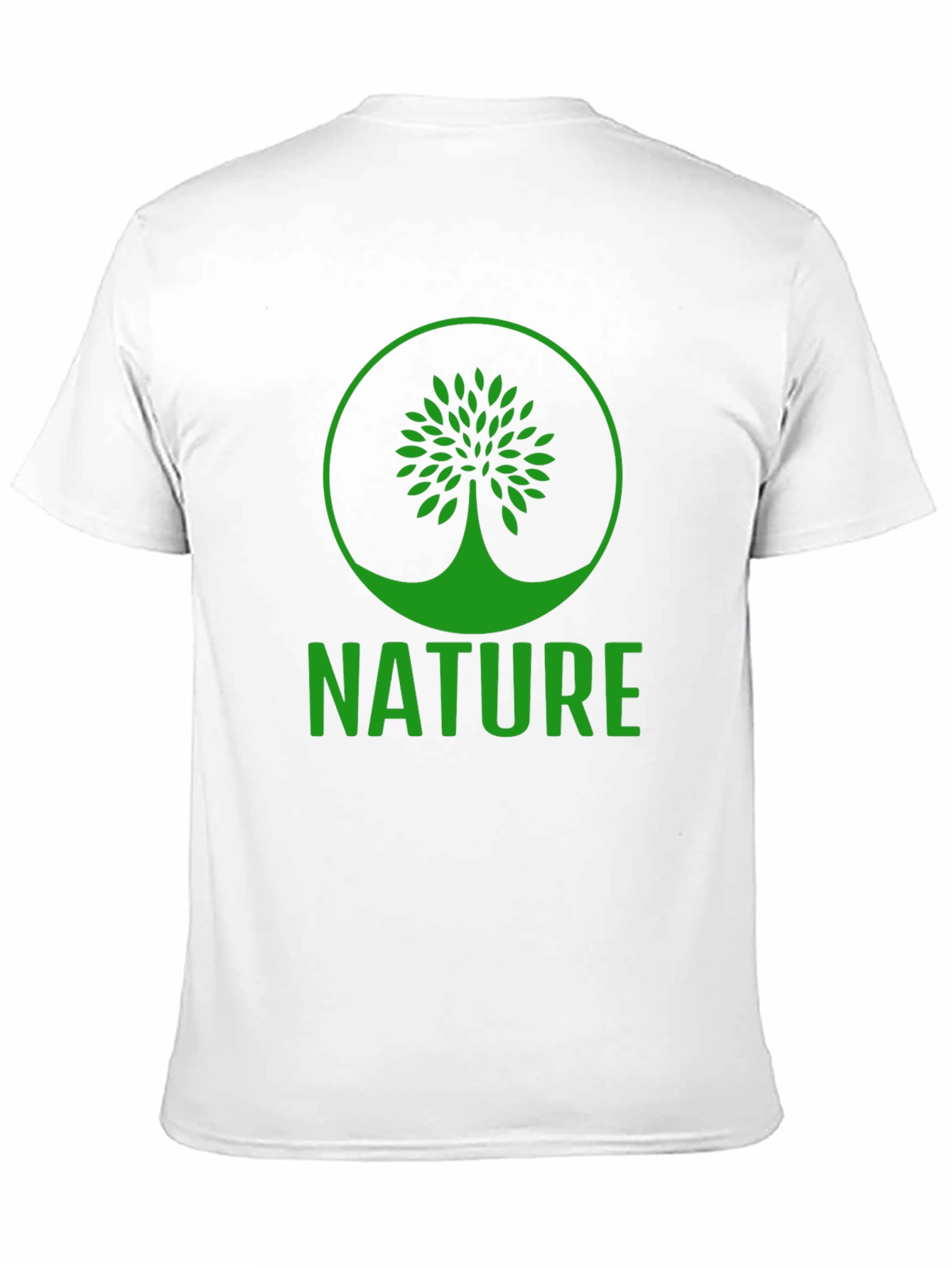Nature Tree Graphic T-Shirt - Black Cotton Tee