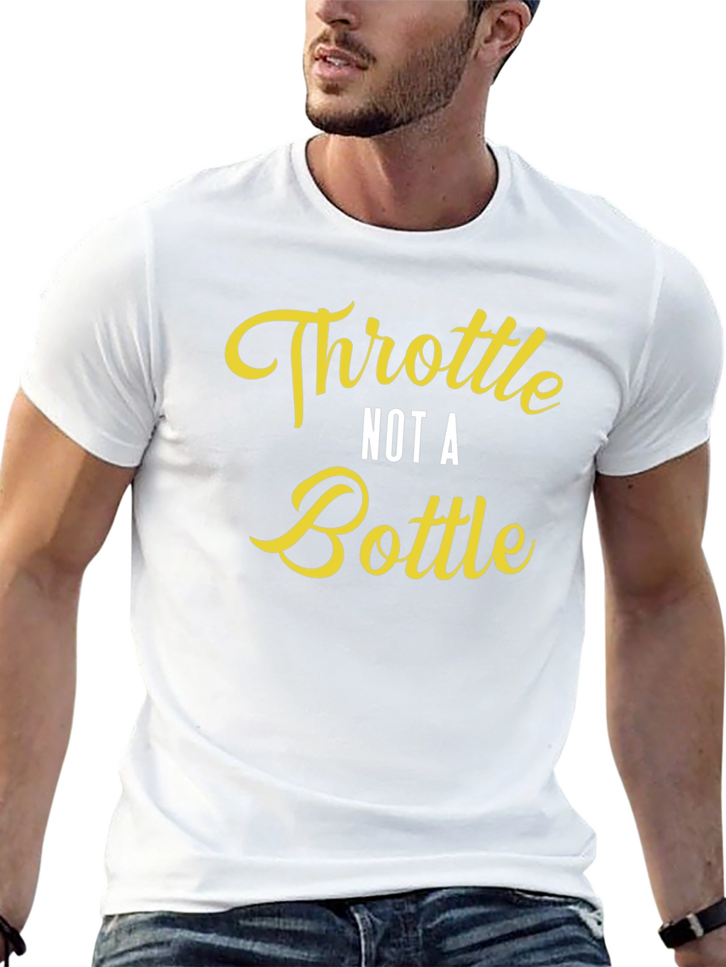 Throttle Not a Bottle Graphic Tee