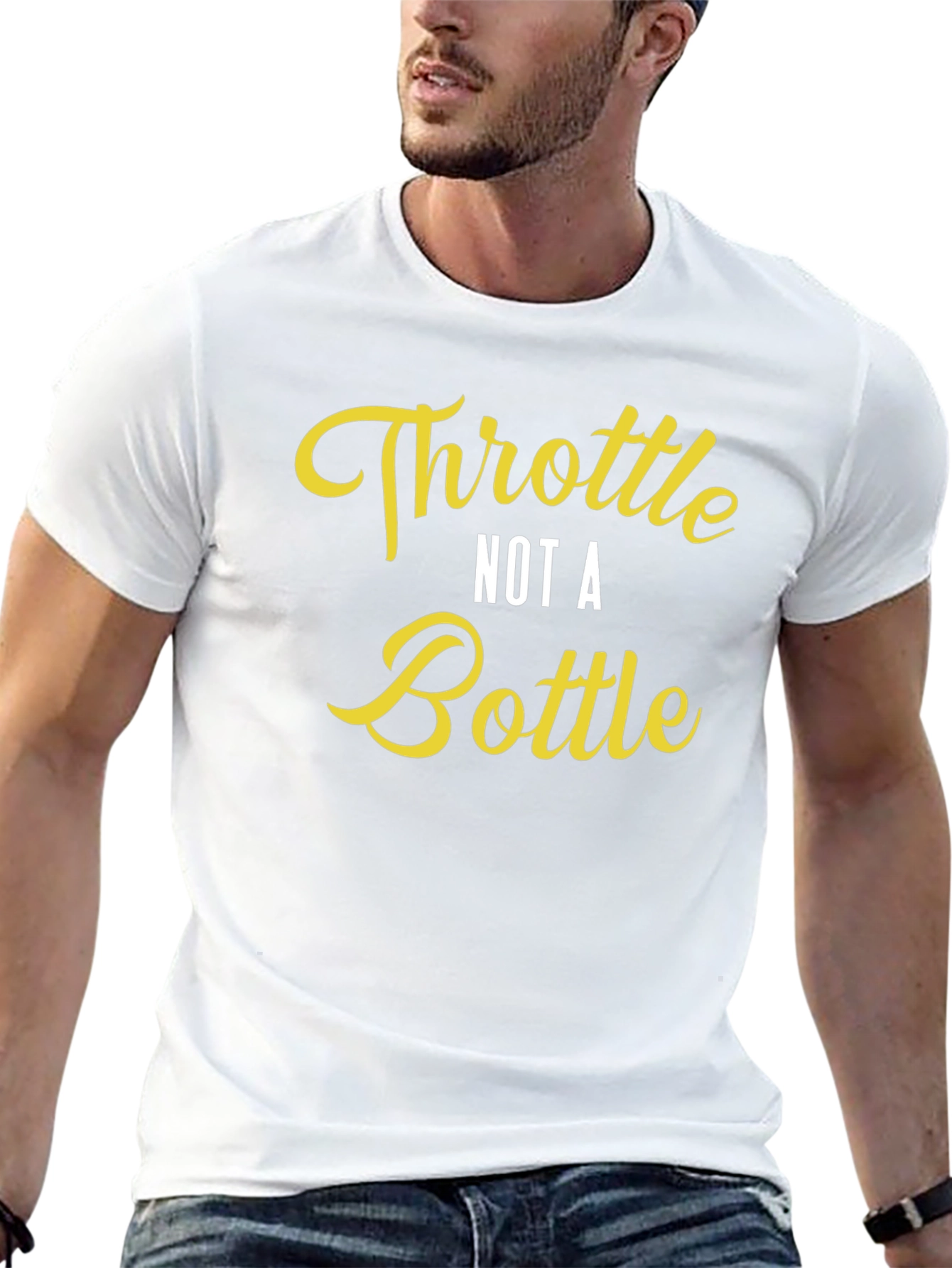 Throttle Not a Bottle Graphic Tee