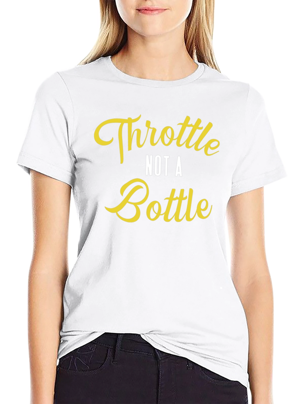 Throttle Not a Bottle Graphic Tee