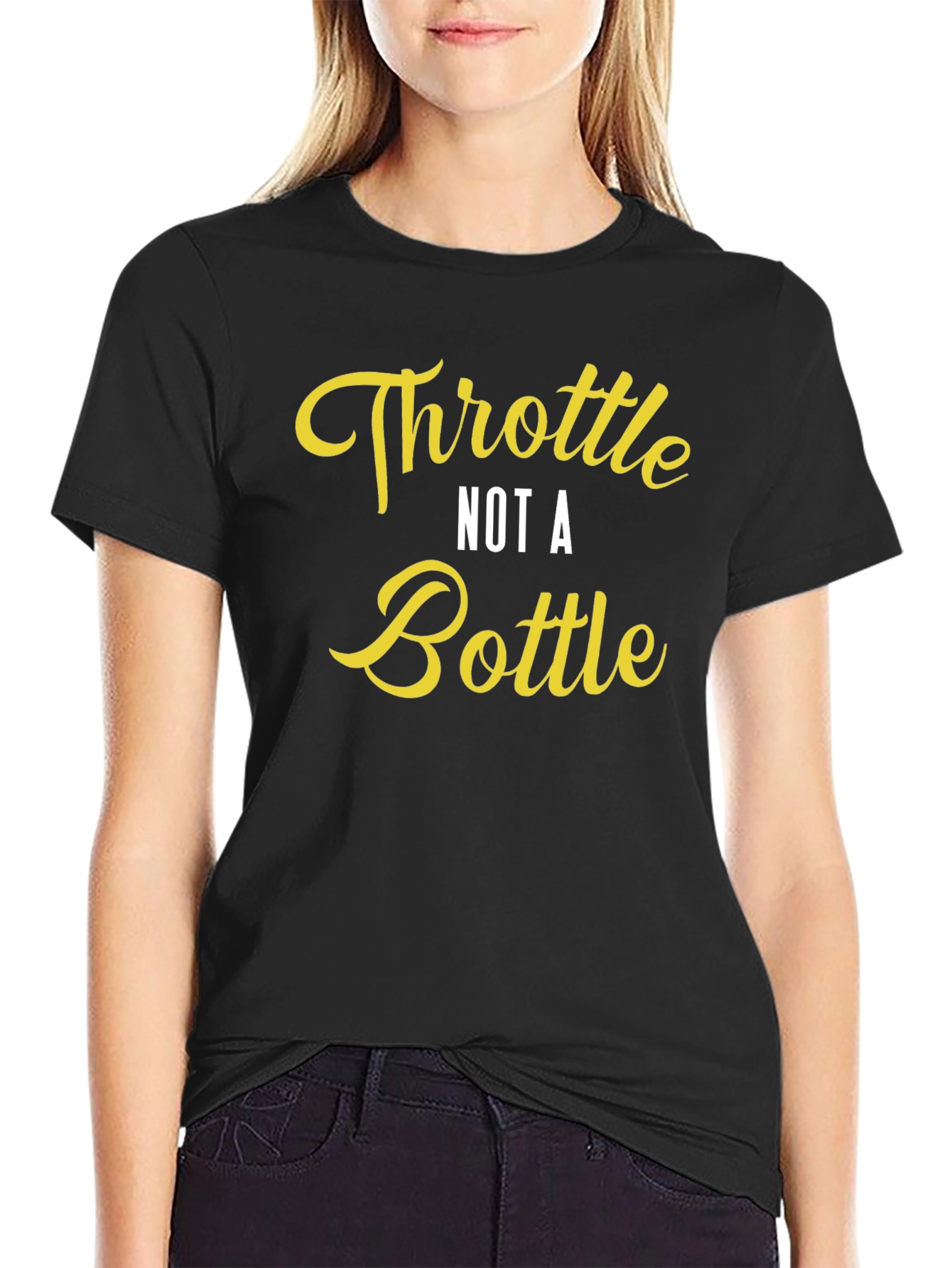Throttle Not a Bottle Graphic Tee