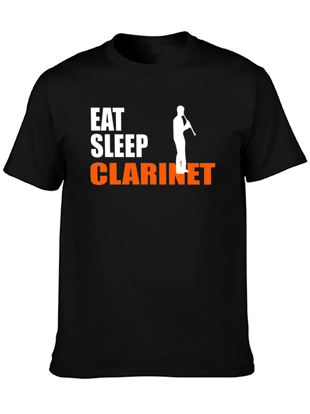 Eat Sleep Clarinet T-Shirt Black