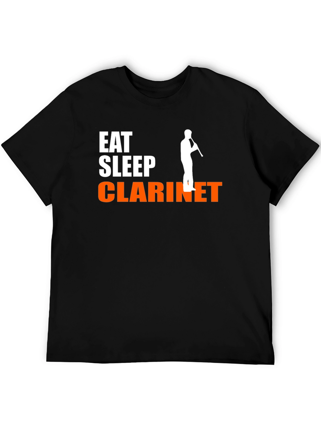 Eat Sleep Clarinet T-Shirt Black