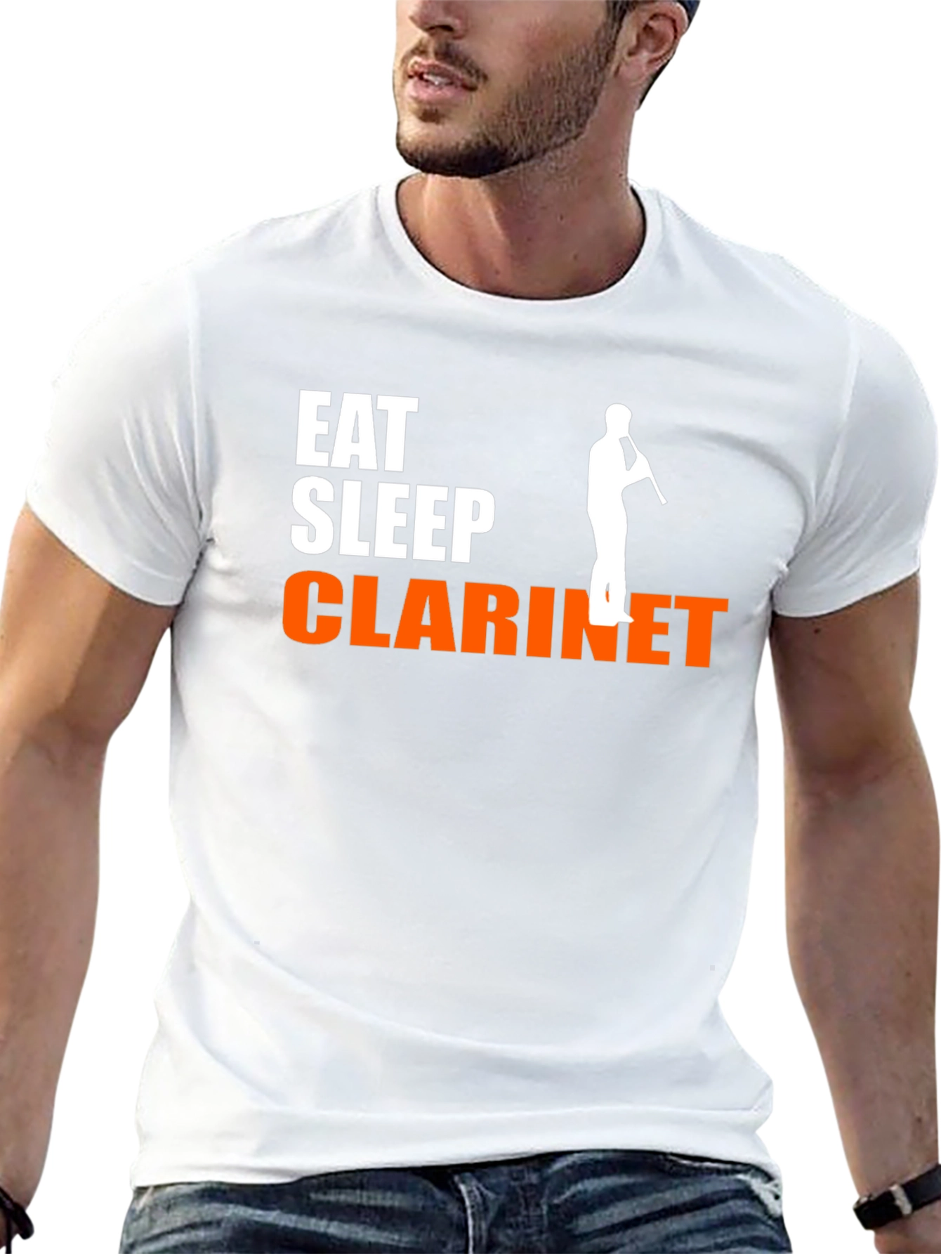 Eat Sleep Clarinet T-Shirt Black