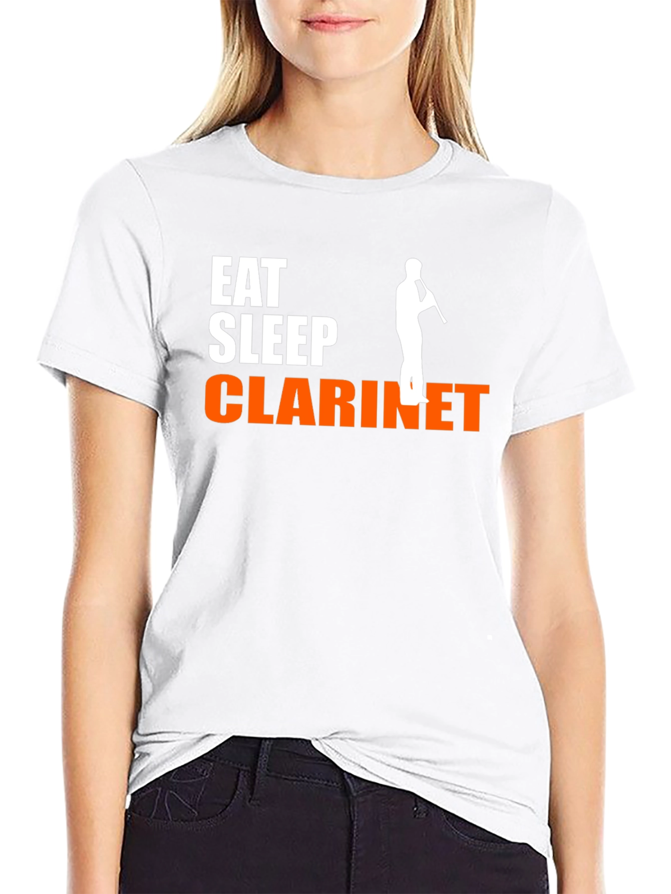 Eat Sleep Clarinet T-Shirt Black
