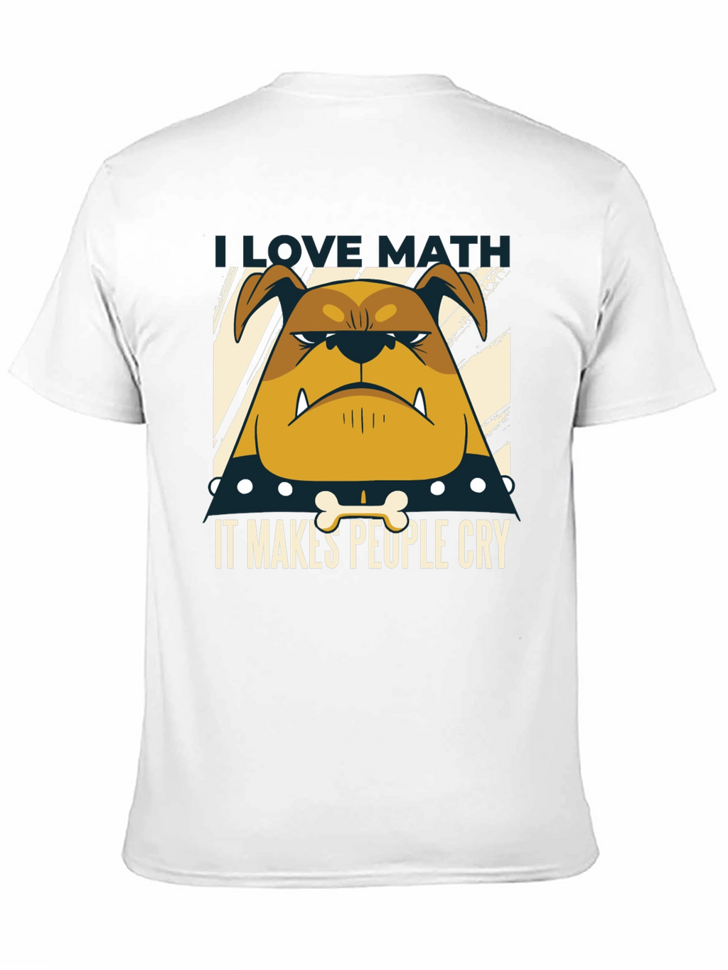I Love Math Bulldog T-Shirt