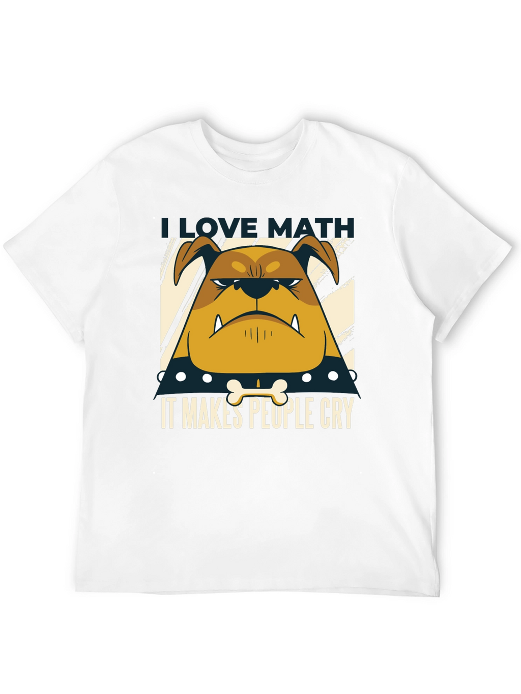 I Love Math Bulldog T-Shirt