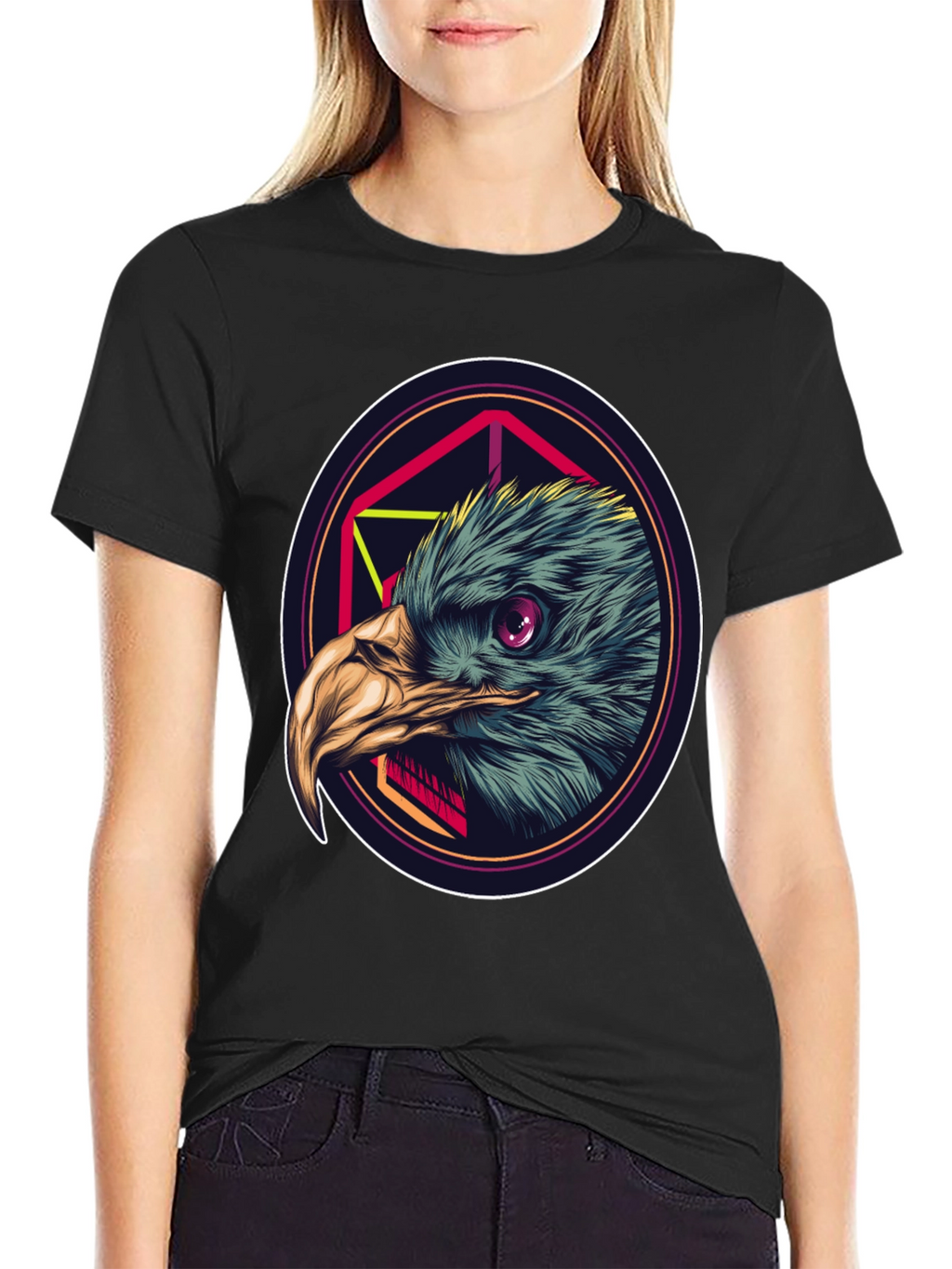 Eagle Graphic Tee - Mens Black T-Shirt
