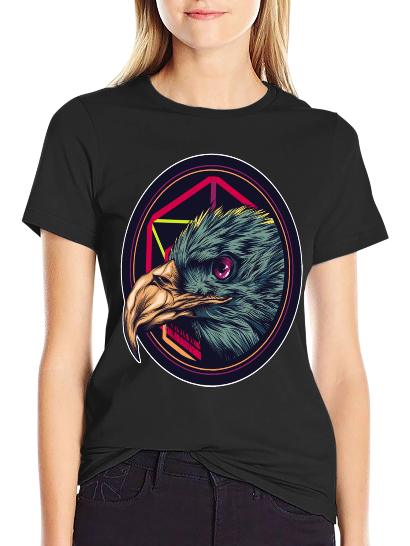 Eagle Graphic Tee - Mens Black T-Shirt