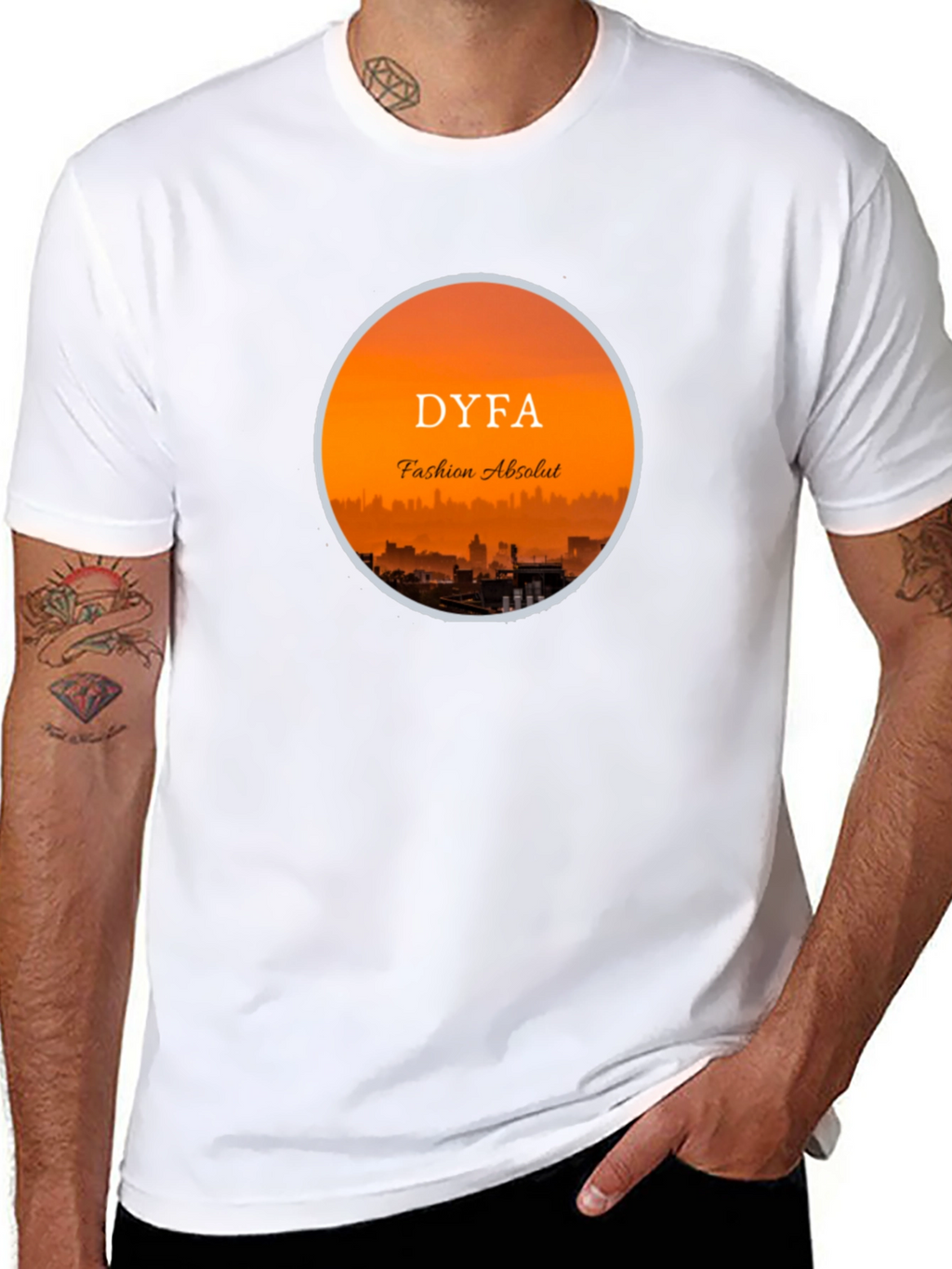 DYFA Fashion Absolut Black Graphic Tee