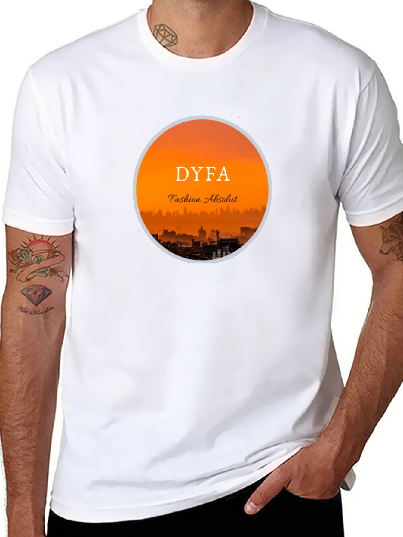 DYFA Fashion Absolut Black Graphic Tee