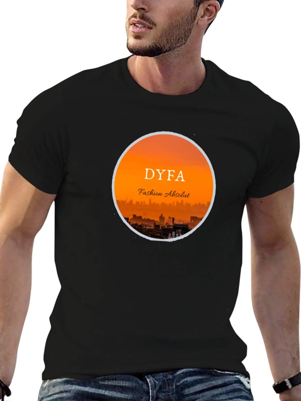 DYFA Fashion Absolut Black Graphic Tee