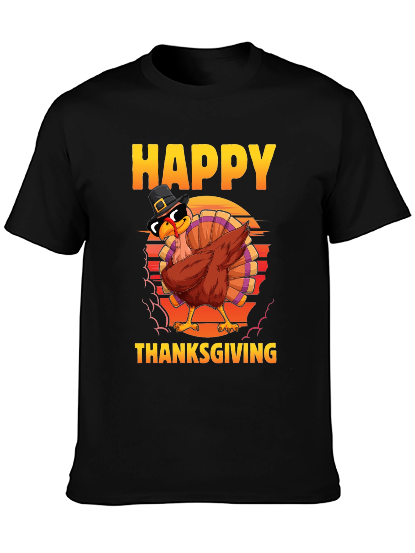 Happy Thanksgiving Turkey Dab T-Shirt