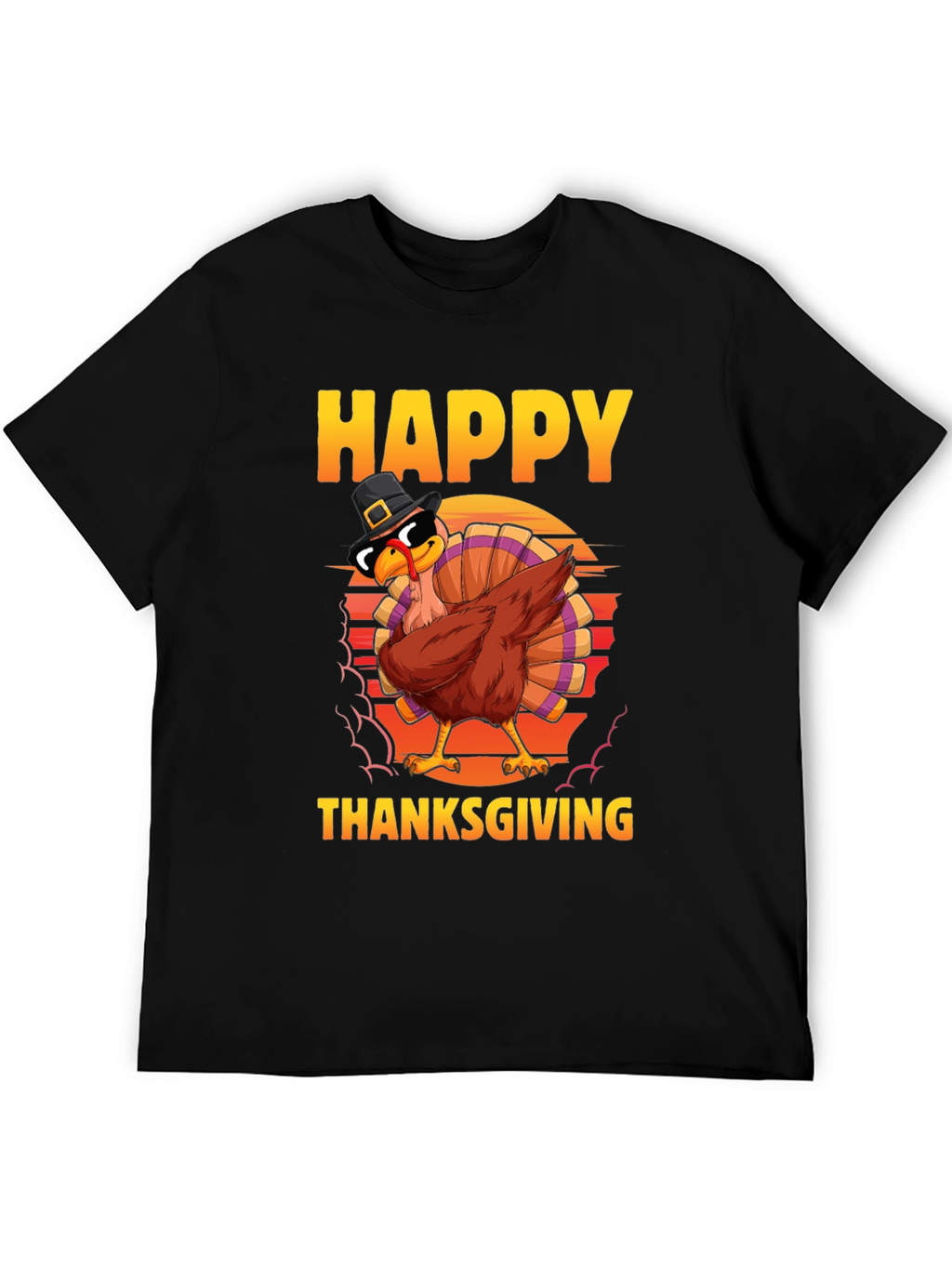 Happy Thanksgiving Turkey Dab T-Shirt