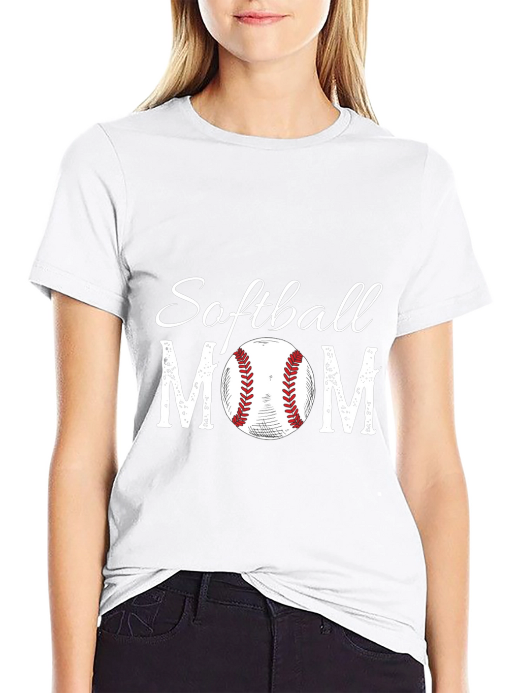 Softball Mom Graphic T-Shirt