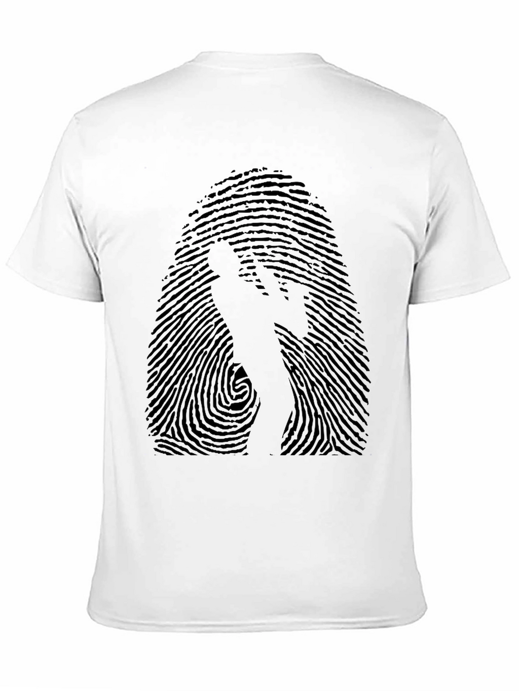 Fingerprint Sax Player Graphic Tee
