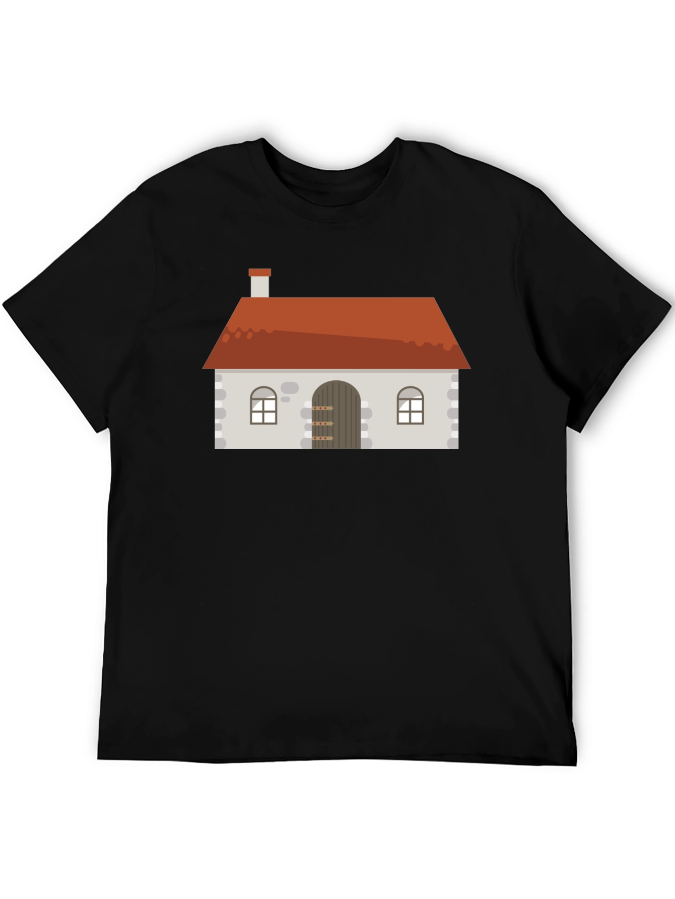 House Graphic Black T-Shirt