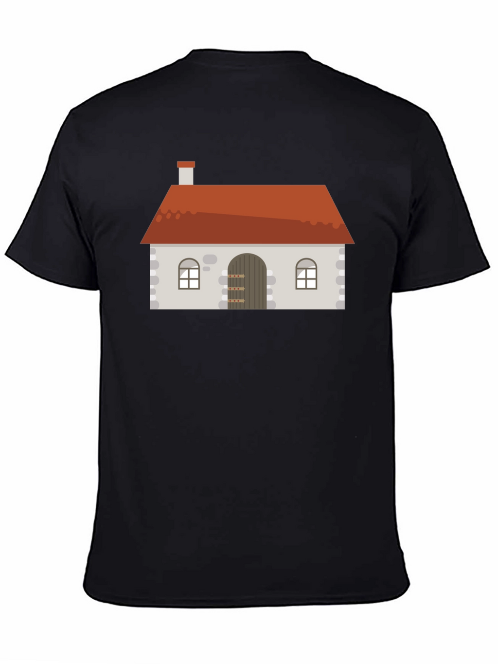 House Graphic Black T-Shirt