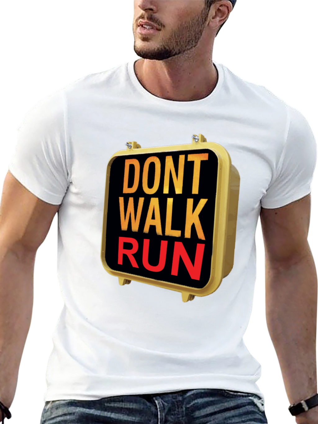 Dont Walk Run Graphic Tee