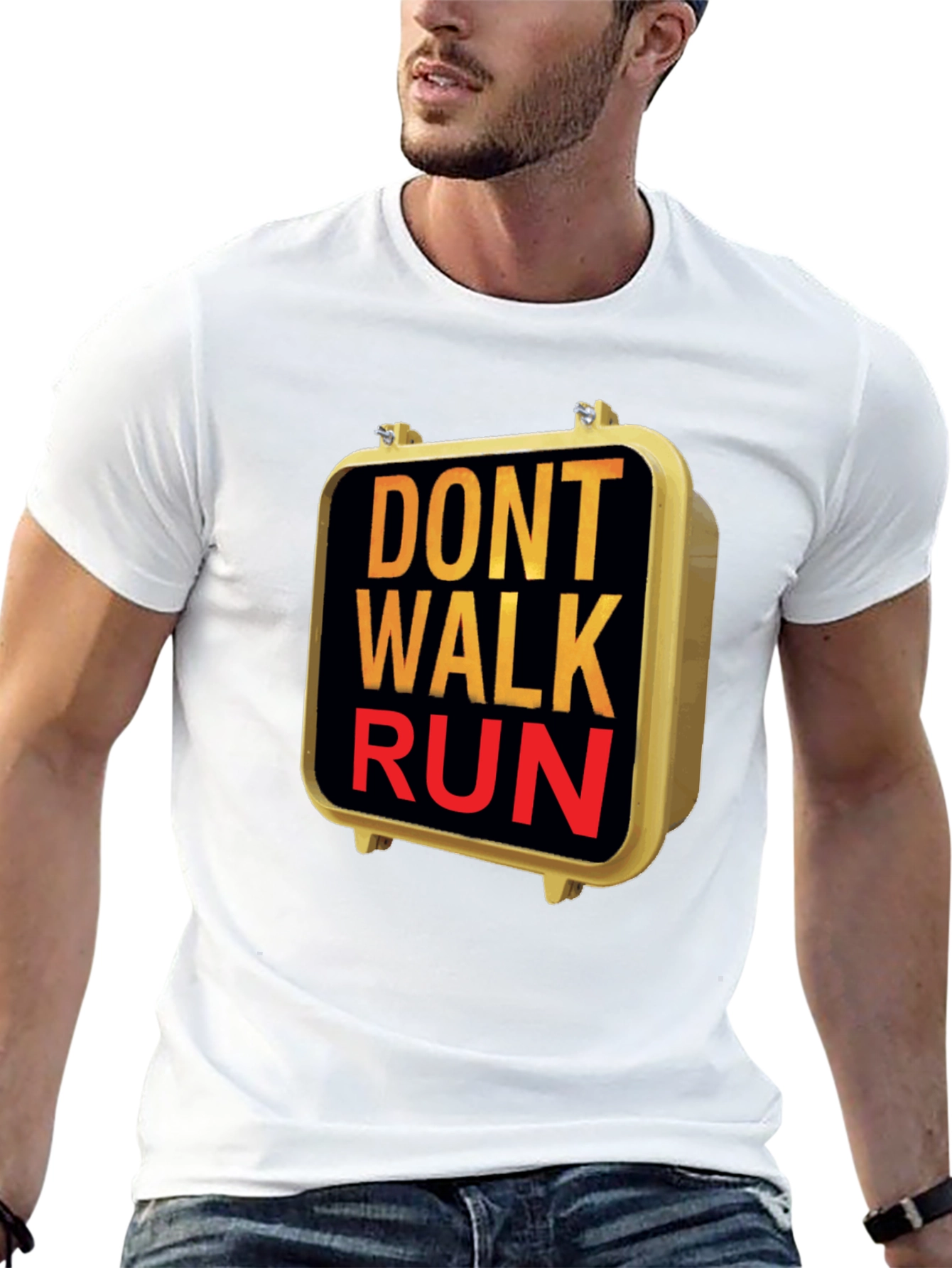 Dont Walk Run Graphic Tee