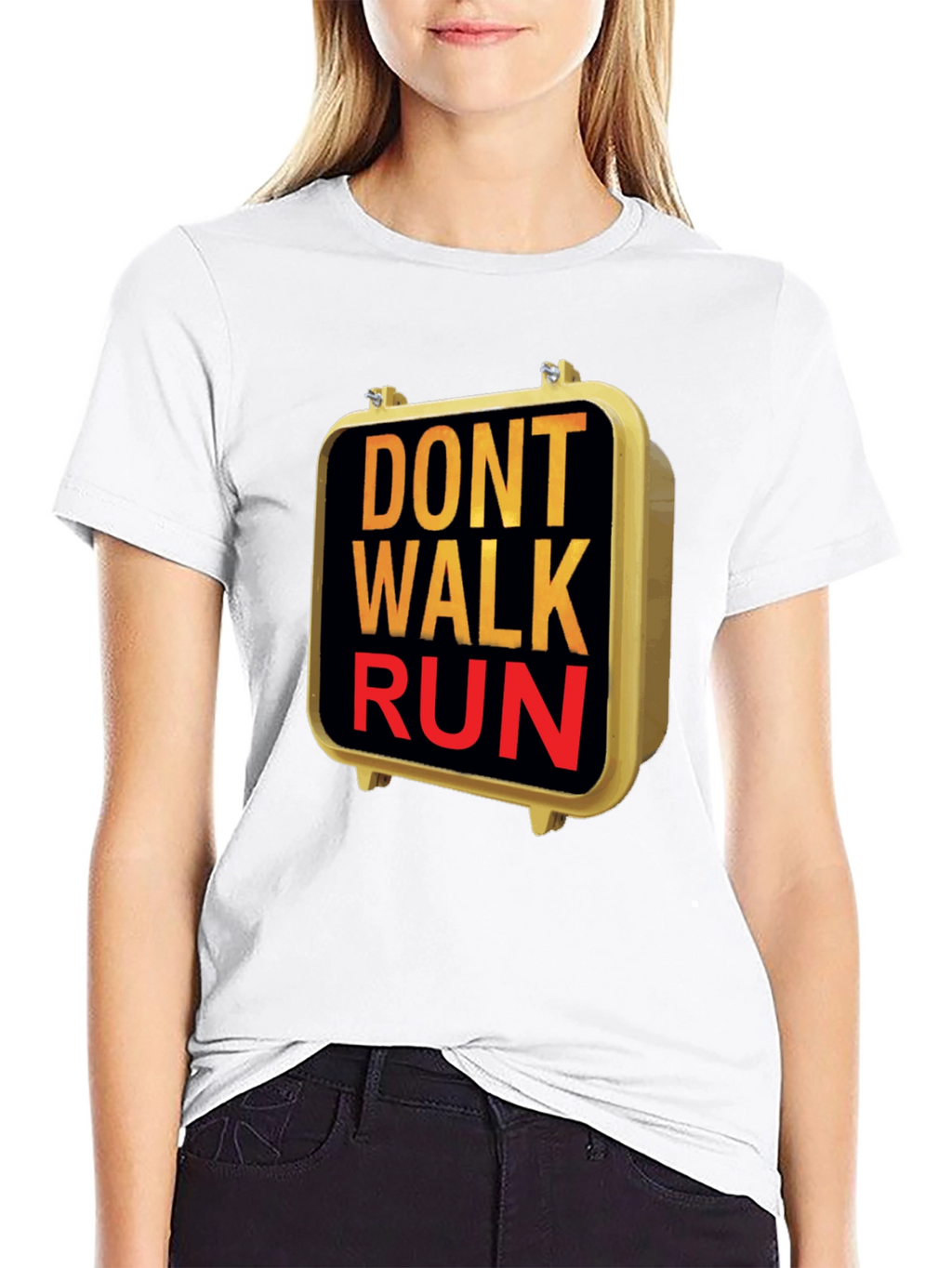 Dont Walk Run Graphic Tee