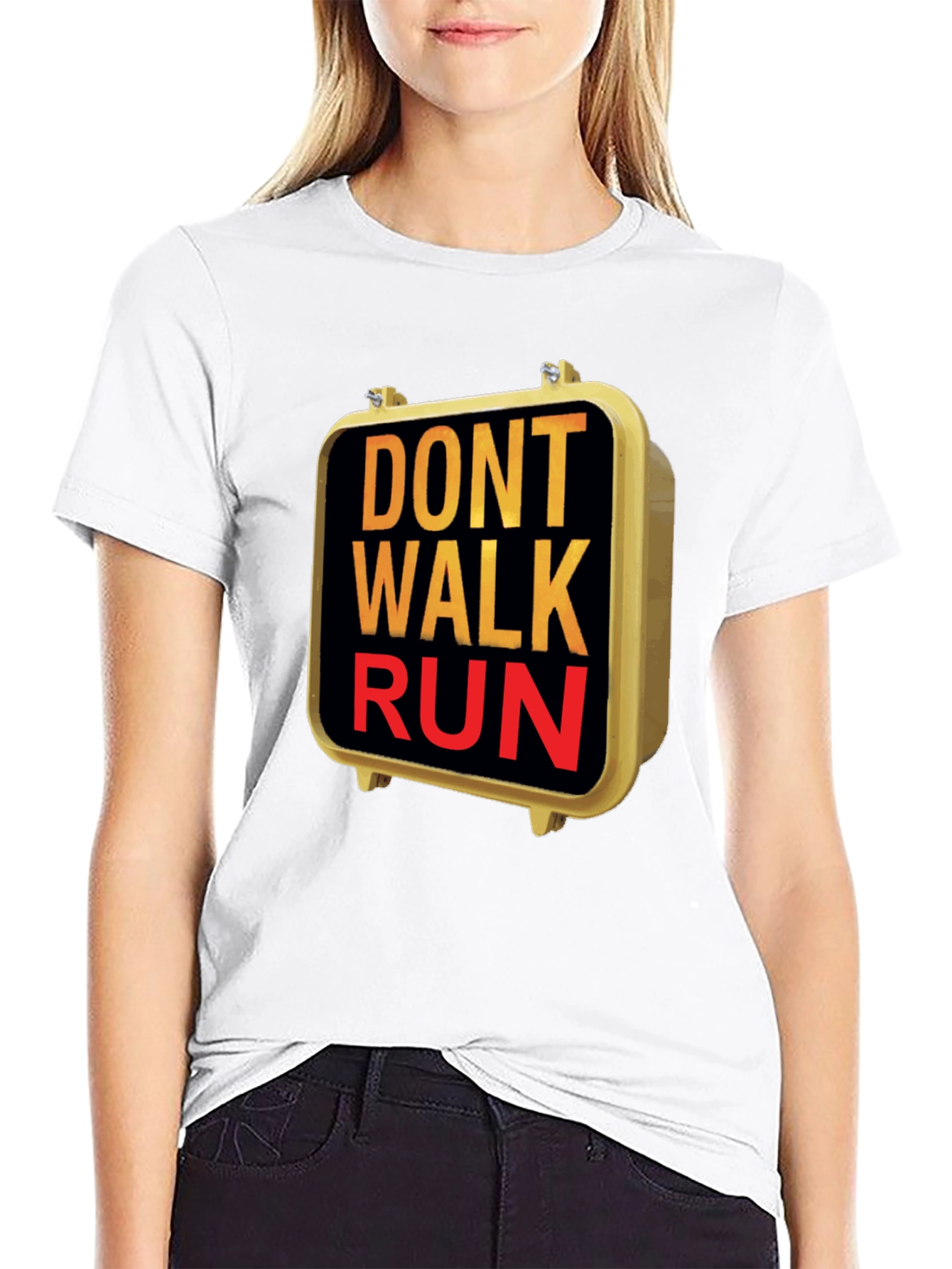Dont Walk Run Graphic Tee