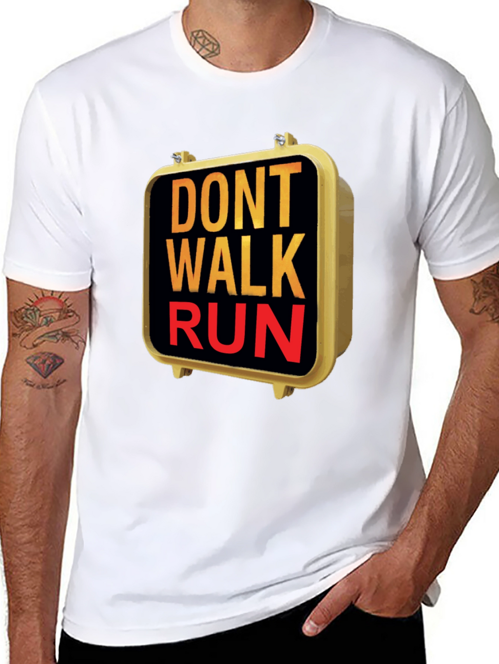 Dont Walk Run Graphic Tee